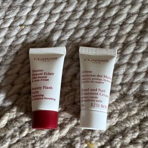 CLARINS Beauty Flash Balm, Clarins Hand & Nail Treatment Cream